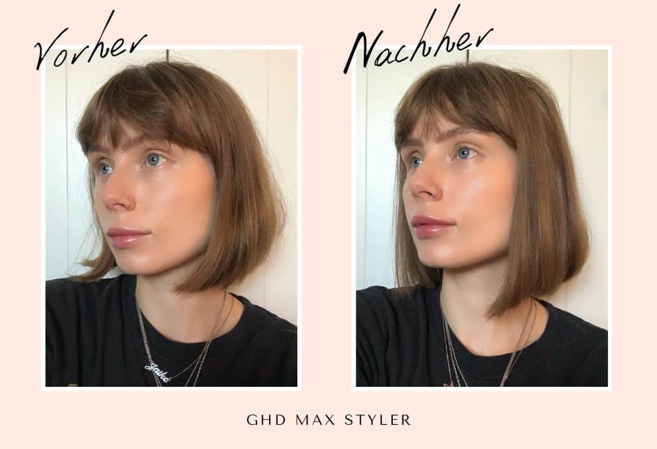 ghd max styler Vorher/Nachher