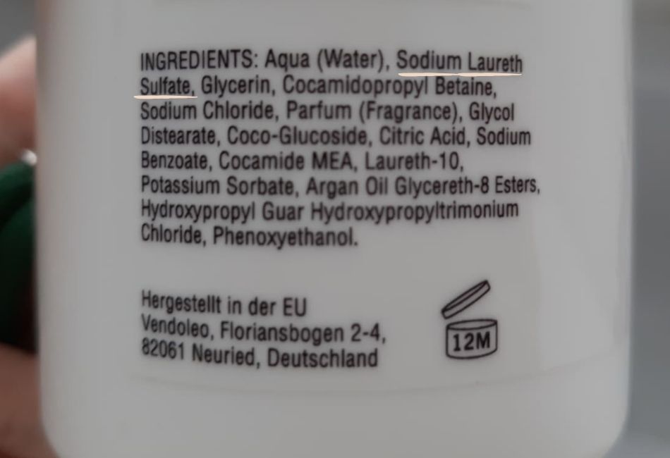 Sodium Laureth Sulfate heißen Sulfate auf der Inhaltsstoffliste