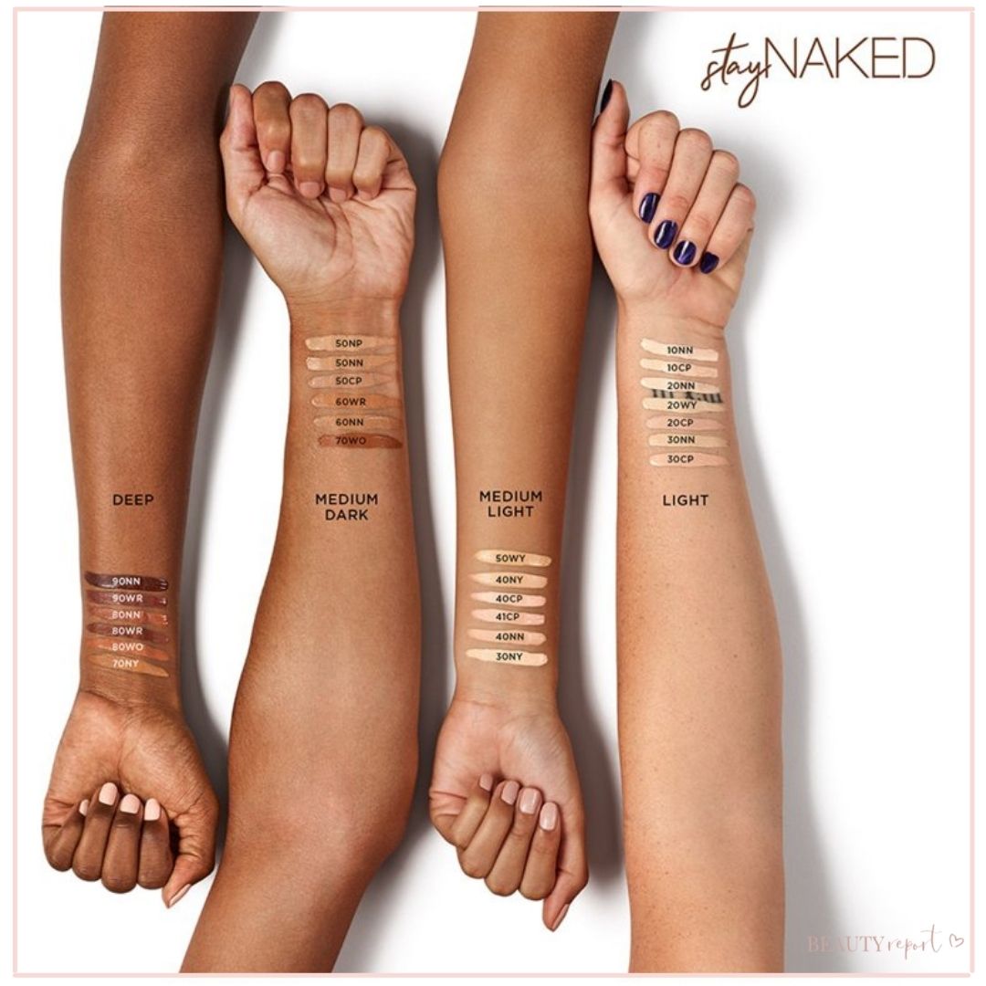 Urban Decay Stay Naked Foundation Farbauswahl